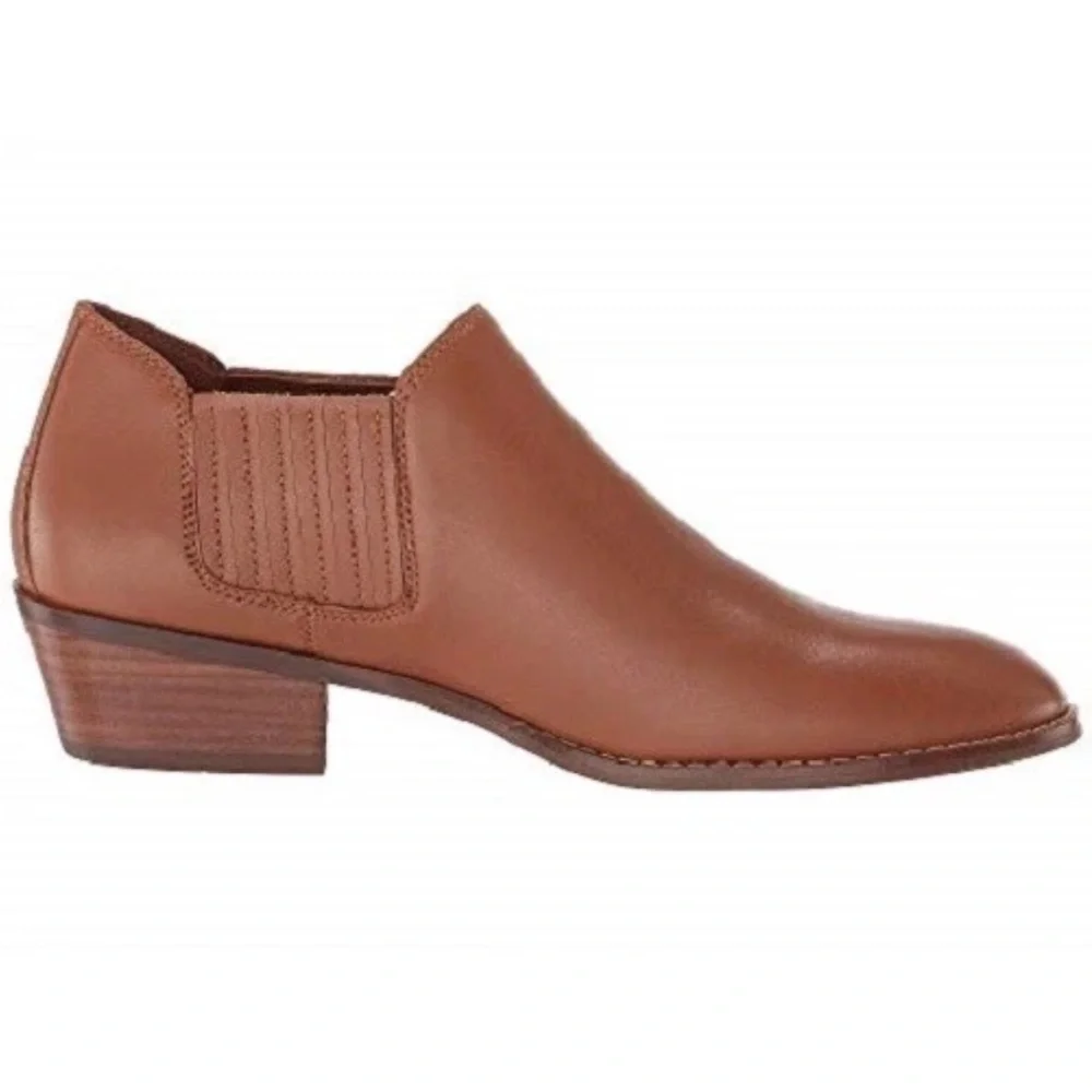 COACH COH ANKLE BOOTIES IN SADDLE BROWN 9.5 - Picture 3 of 12